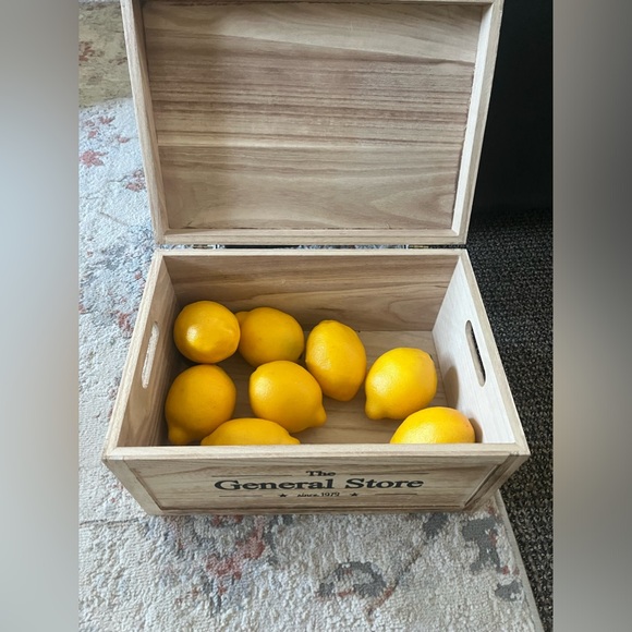 NWT wood box. “General store” - Picture 2 of 7